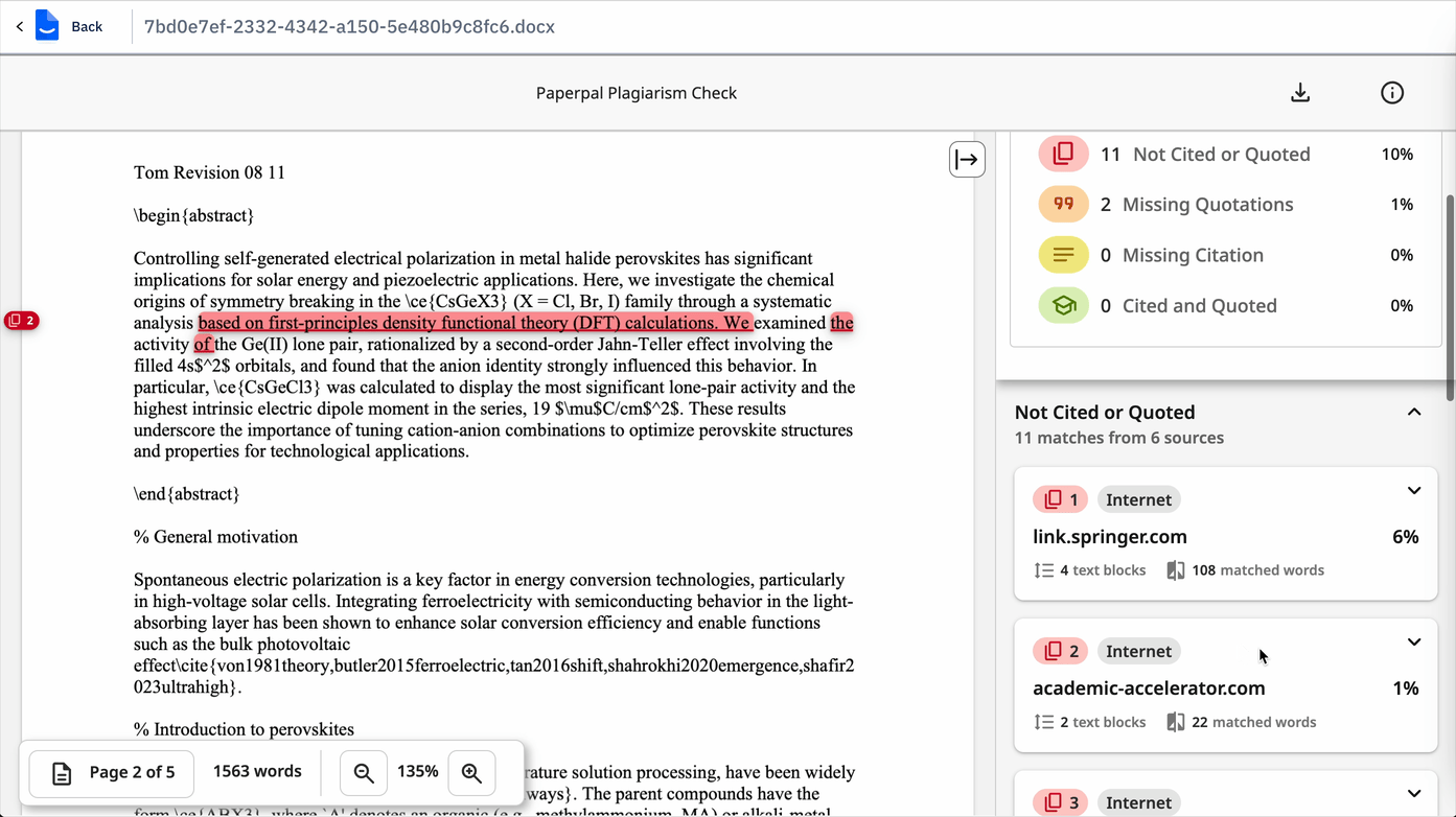 논문 투고 전 무조건 해야 하는 표절검사까지 한 번에! 기능 시연